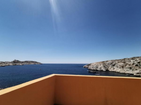 Marseille Iles du Frioul Appartement époustouflant avec 3 terrasses vue sur le large